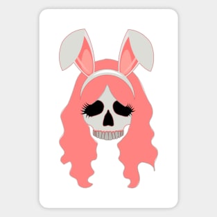 Bunny Skull Magnet